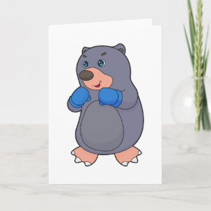 Mole Boxer Boxer Boxing-handschoenen Kaart