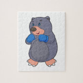 Mole Boxer Boxer Boxing-handschoenen Legpuzzel (Verticaal)