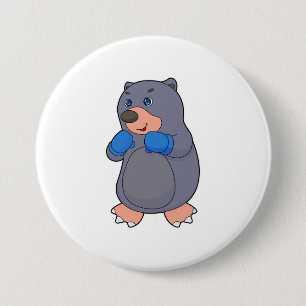 Mole Boxer Boxer Boxing-handschoenen Ronde Button 7,6 Cm