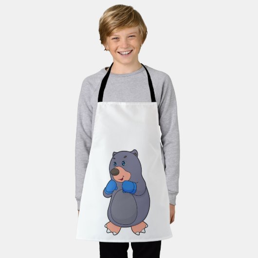 Mole Boxer Boxer Boxing-handschoenen Schort (Gedragen)