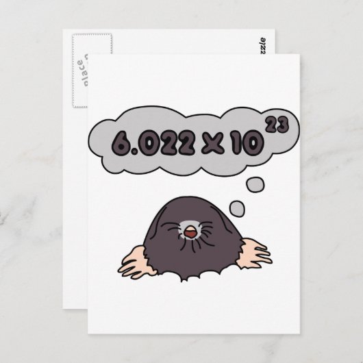 Mole Briefkaart (Voorkant / Achterkant)