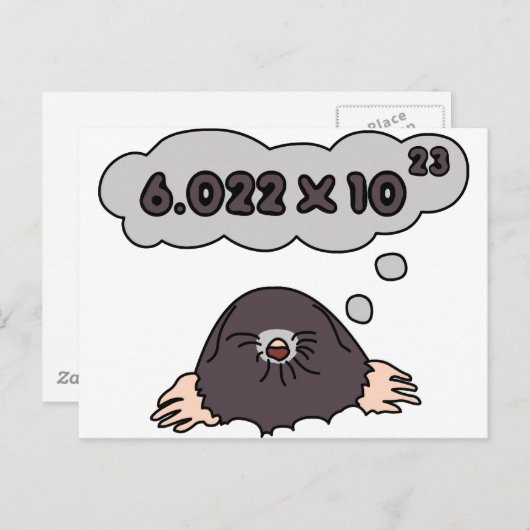 Mole Briefkaart (Voorkant / Achterkant)