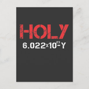 Mole Carbon Chemistry Heilige Moley Avogadro Scien Briefkaart
