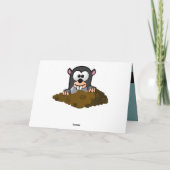 Mole cartoon kaart (Achterkant)