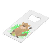 Mole clipart creditkaart flessenopener (Voorkant Gekanteld)