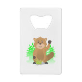 Mole clipart creditkaart flessenopener (Achterkant)