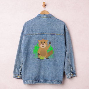Mole clipart denim jacket