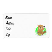 Mole clipart etiket (Voorkant)