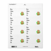 Mole clipart etiket (Full Sheet)