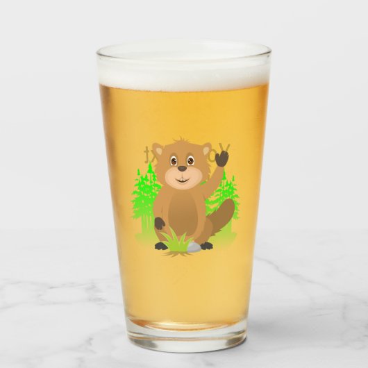 Mole clipart glas (Voorkant gevuld)