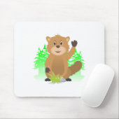 Mole clipart muismat (Met muis)