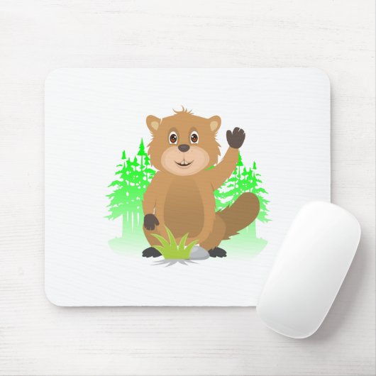 Mole clipart muismat (Met muis)