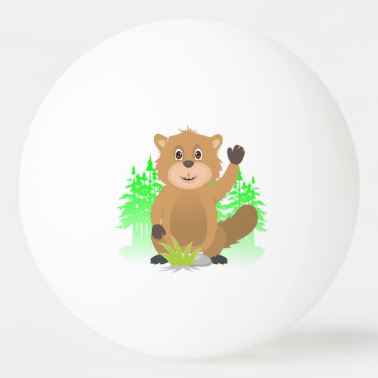 Mole clipart pingpongbal (Voorkant)