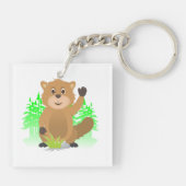 Mole clipart sleutelhanger (Achterkant)