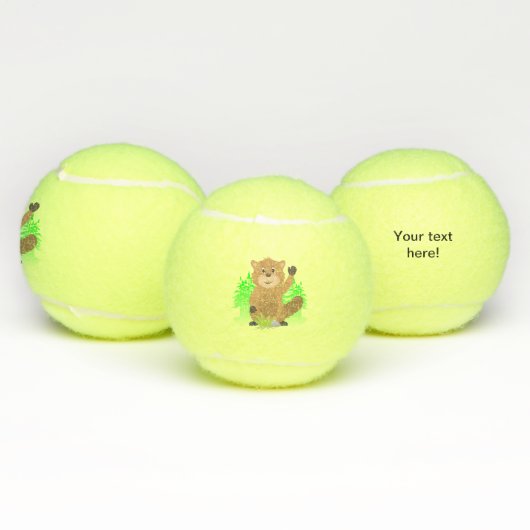 Mole clipart tennisballen (Multi)
