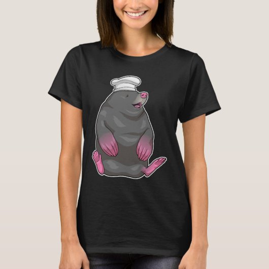 Mole Cook Chef pet T-shirt (Voorkant)