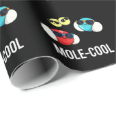 Mole-Cool Funny Molecule Pun Dark BG Cadeaupapier (Rol Hoek)