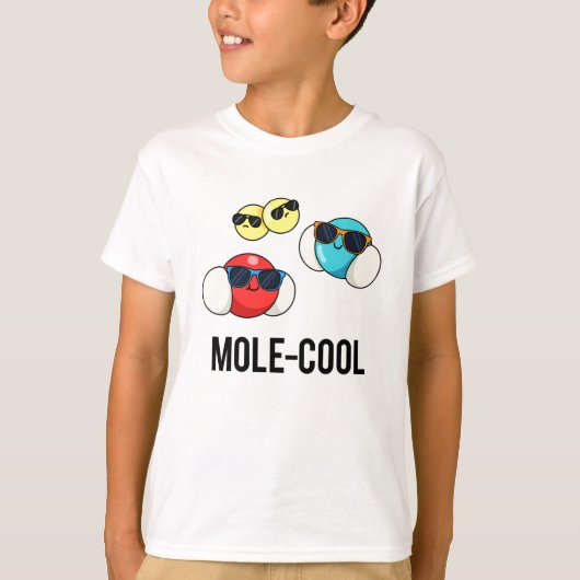 Mole-Cool Funny Molecule Pun T-shirt (Voorkant)