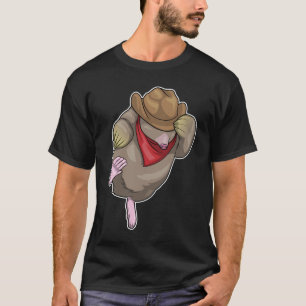 Mole Cowboy pet T-shirt