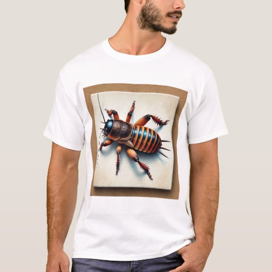 Mole Cricket 080824IREF233 - Watercolor T-shirt (Voorkant)