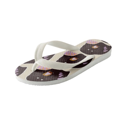 Mole Custom Flip Flops, Kinderen Kinder Teenslippers (Schuin)
