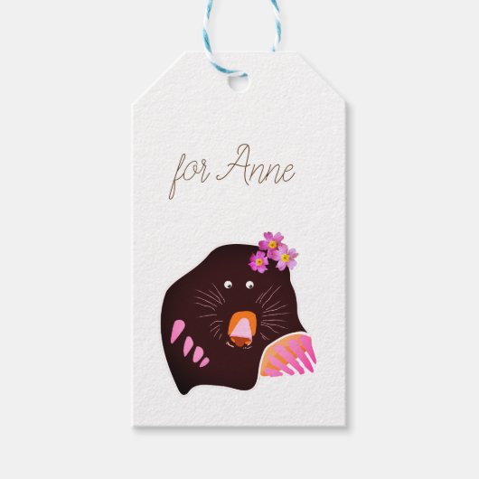 Mole Custom Gift Labels Cadeaulabel (Voorkant)