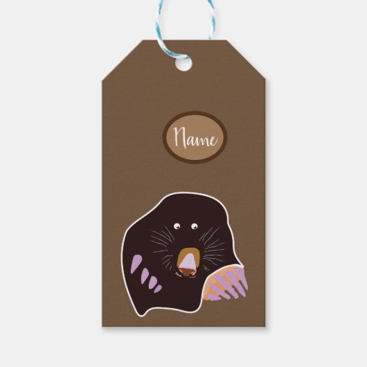 Mole Custom Gift Labels Cadeaulabel (Voorkant)