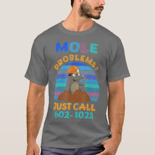 Mole Day Mole Problemen noemen het Avogadro-nummer T-shirt