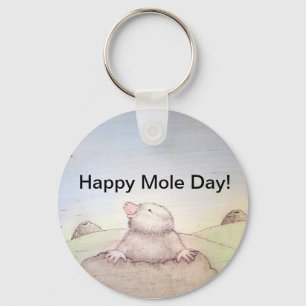 Mole Day Sleutelhanger