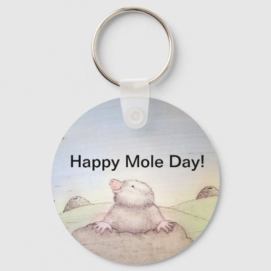 Mole Day Sleutelhanger (Voorkant)