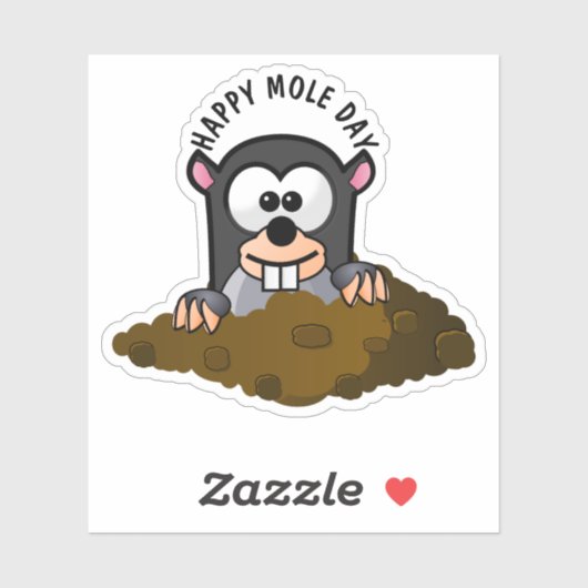 Mole Day Sticker (Vel)