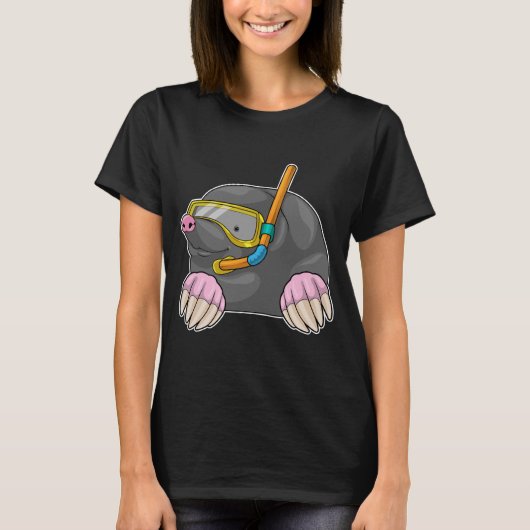 Mole Diver Snorkel T-shirt (Voorkant)
