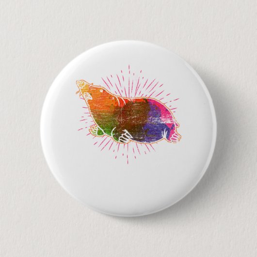 Mole Earth Ronde Button 5,7 Cm (Voorkant)