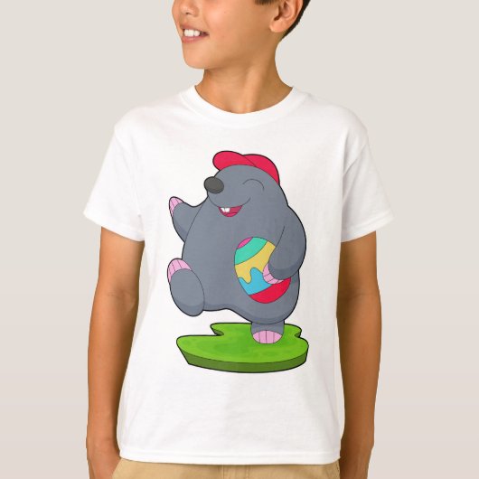 Mole Easter Egg Running T-shirt (Voorkant)
