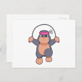 Mole Fitnesstouw Briefkaart (Voorkant / Achterkant)