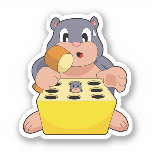 Mole Game Sticker (Voorkant)
