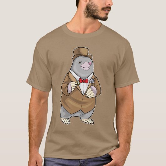 Mole Groom Trouwring Huwelijk T-shirt (Voorkant)