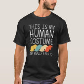 Mole Halloween Human Costume Insectivore Shrew Eas T-shirt (Voorkant)