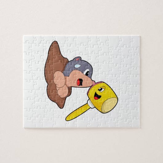 Mole Hammer Legpuzzel (Horizontaal)