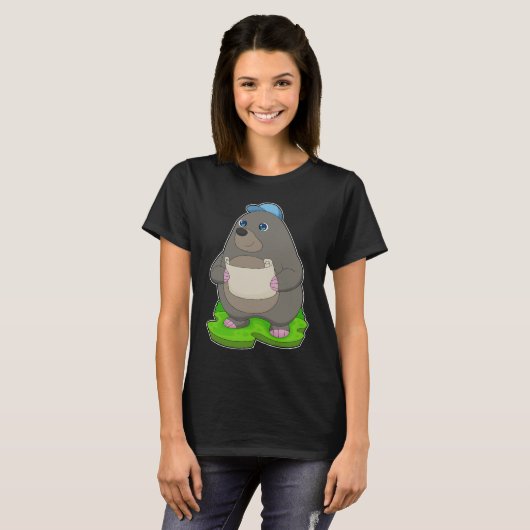 Mole Hiker Kaart T-shirt (Voorkant volledig)