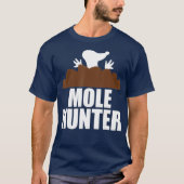 Mole Hunter Funny Garden Hunting T-shirt (Voorkant)