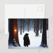 Mole in het winterbos briefkaart (Voorkant / Achterkant)