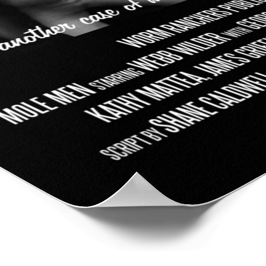 "Mole Mannen" Radio Poster (Hoek)