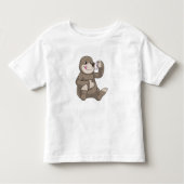 Mole met aardworm kinder shirts (Voorkant)