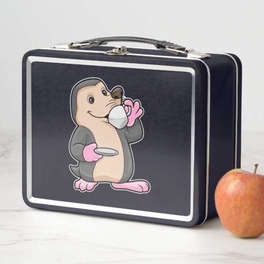 Mole met Cup Koffie & saucer (In situ)