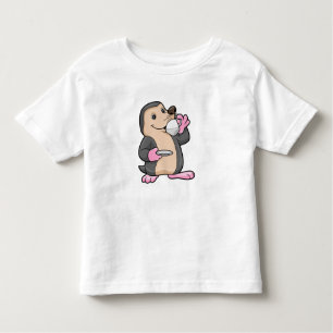 Mole met Cup Koffie & saucer Kinder Shirts