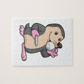 Mole met Cup Koffie & saucer Legpuzzel (Horizontaal)