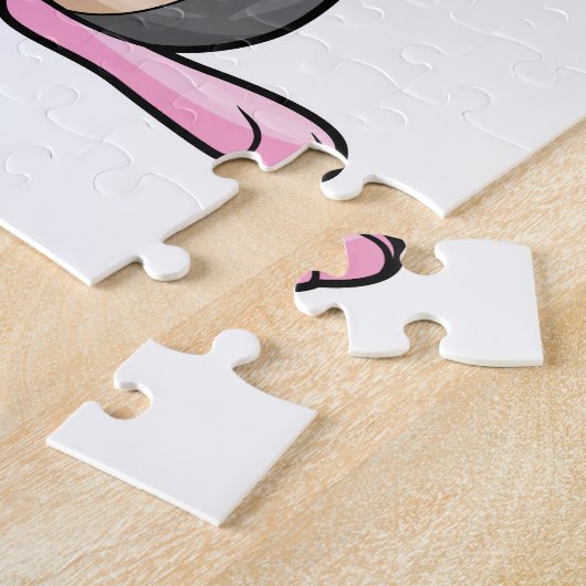 Mole met Cup Koffie & saucer Legpuzzel (Zijkant)