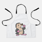 Mole met Cup Koffie & saucer Schort (Voorkant)