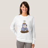 Mole met Daisy Flower T-shirt (Voorkant volledig)